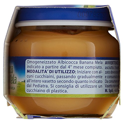 Mellin Omogeneizzato con Albicocca Banana e Mela