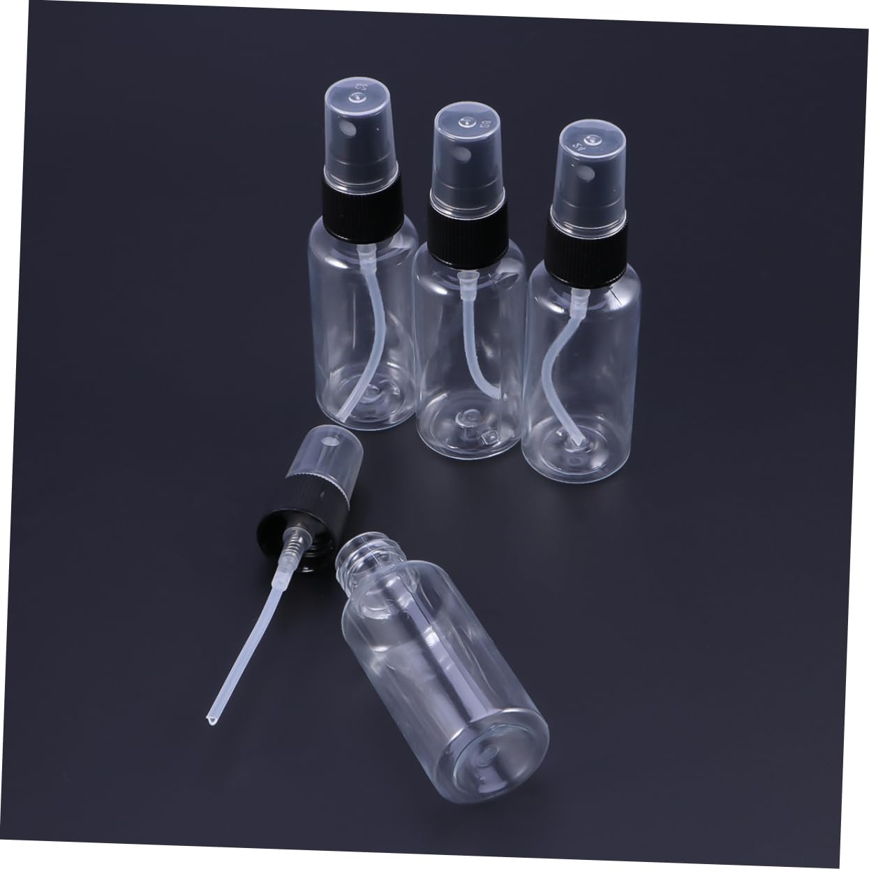 FOMIYES 3 Set Di Flaconi Spray Vuoti in Plastica Da 30 Ml Flaconi Da Viaggio Portatili Con Pulsante A Molla Per Profumo Dopobarba 12 Pezzi * 3
