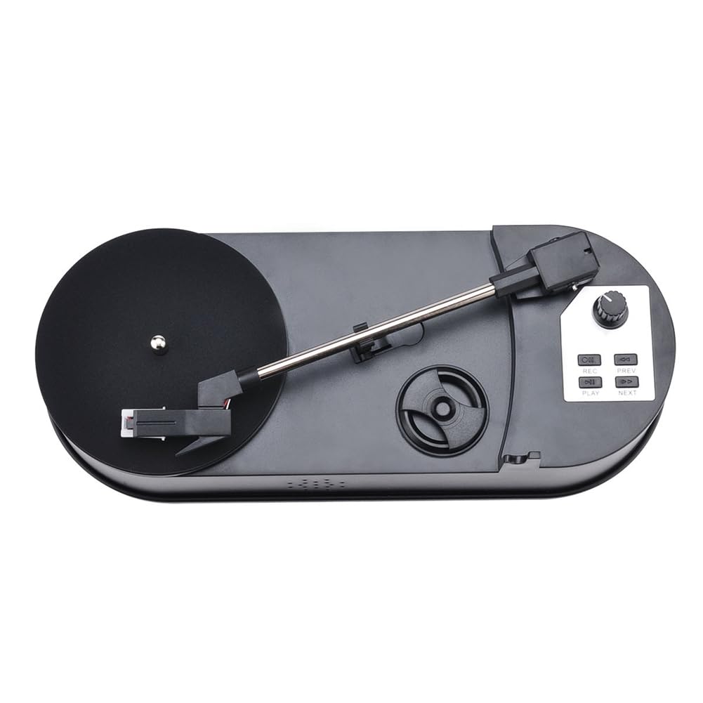 EZCAP613p Convertitore Giradischi 33/45 per Lettore di Dischi in Vinile, Lettore di Dischi Musicali in Vinile, Scheda TF/Lettore USB, Lettore MP3
