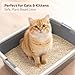 Premium Cassava & Tofu Cat Litter - Natural Ingredients, Quick Clumping, Long-Lasting Odor Control, Easy Scooping, Unscented, Dust-Free, Lightweight Pellets for Cats & Kittens