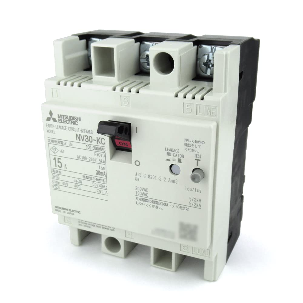 Amazon.co.jp: Mitsubishi Electric NV30-KC 3P 15A 30MA Distribution 