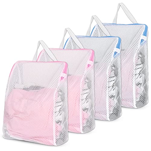 Image of Mesh Laundry Bags with Handle 12 x 8 Inch Delicate Bag (4)