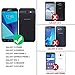 TJS Samsung Galaxy J3 Emerge/J3 Prime/Amp Prime 2/Express Prime 2/Sol 2/J3 Mission/J3 Luna Pro/J3 Eclipse Case, With [Tempered Glass Screen Protector] Marble Shockproof Phone Case Armor Cover (White)