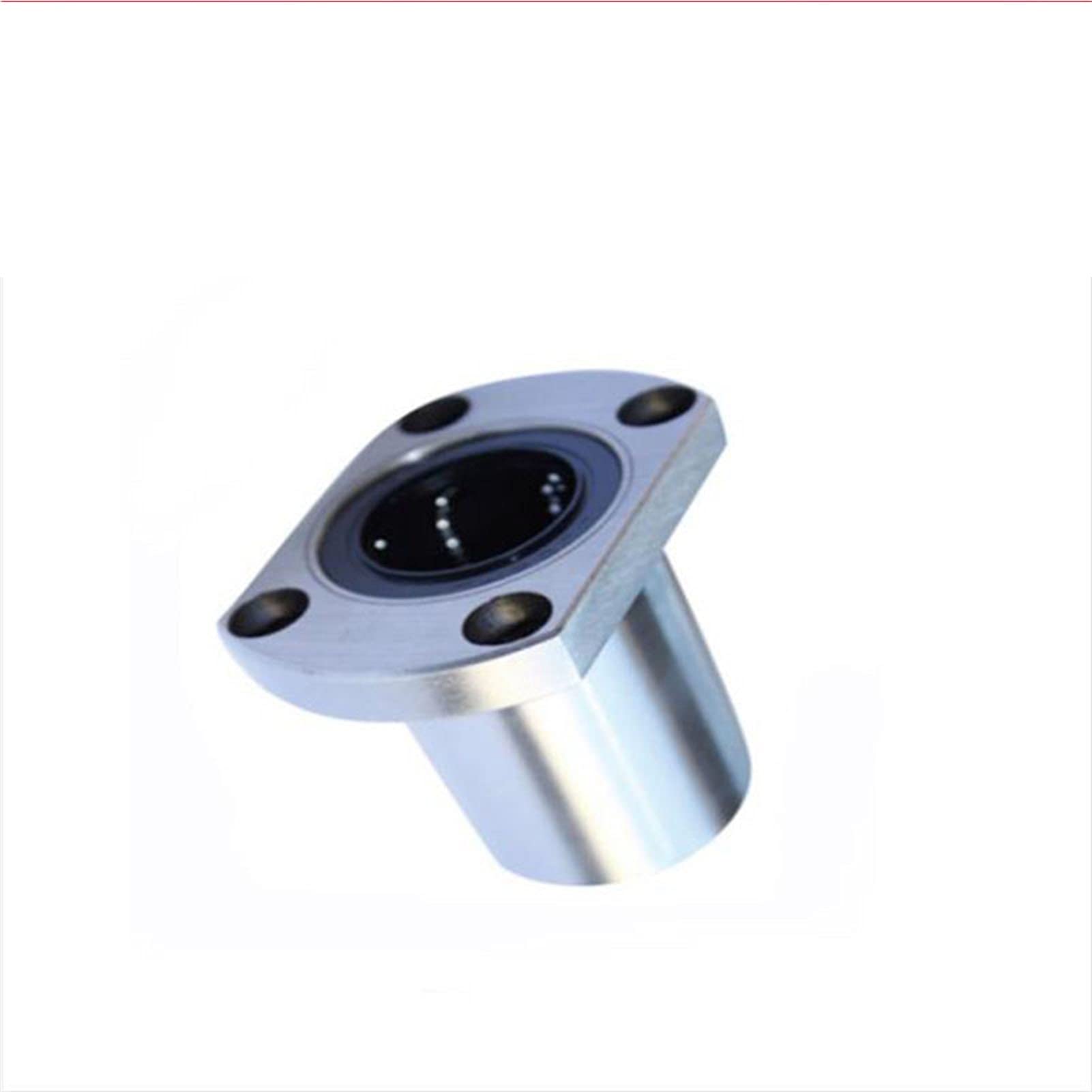 10 Pezzi LMH6UU Flangia Flangia Flangia a Sfere a Sfera con Cuscinetto a Sfera lineare 6mm Cuscinetto per Cuscinetti per Stampante 3D Parti CNC Parti