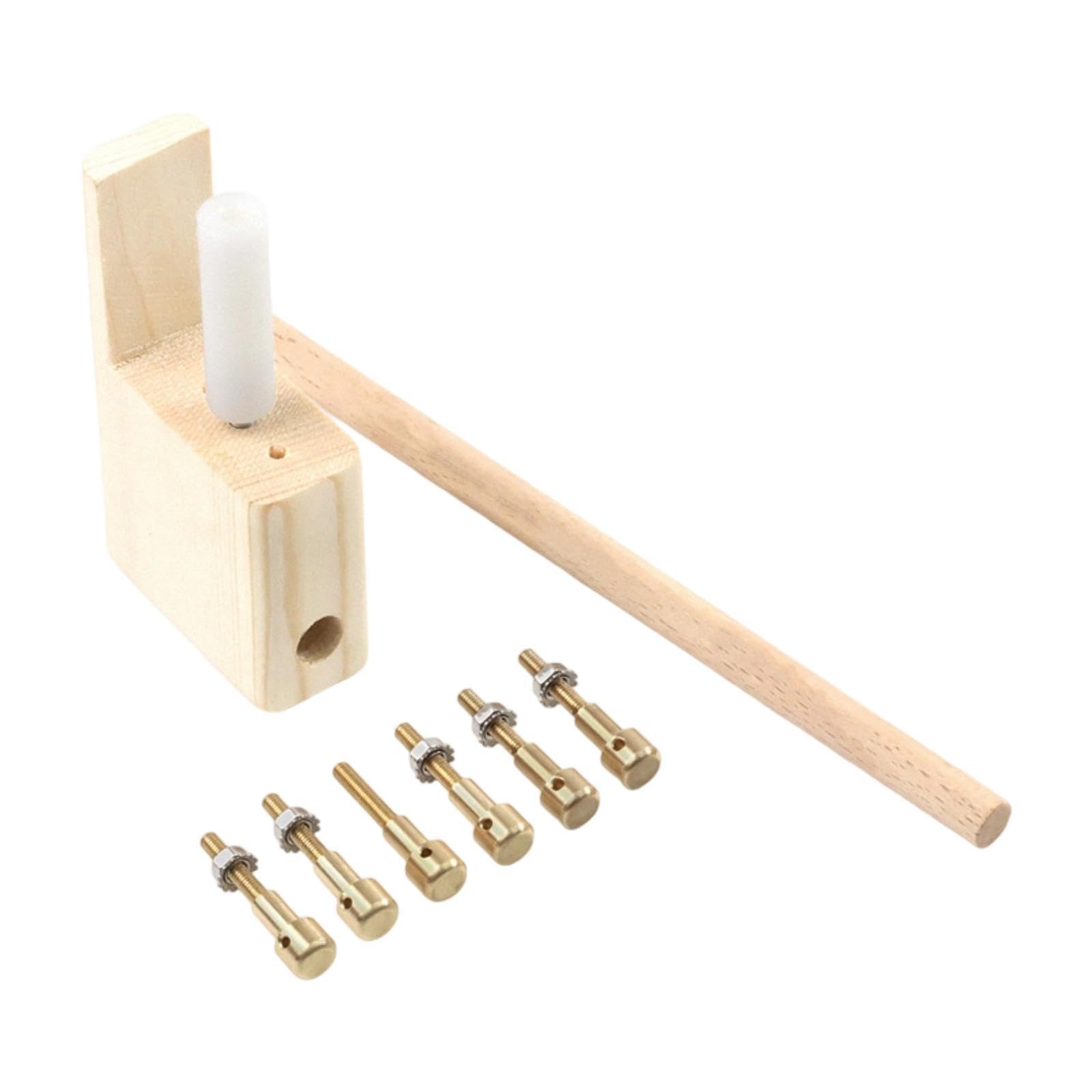 Gitarre Bridge Reparatur Werkzeug set für Akustische Holzgitarren mit Funktion zur Optimierung der Klangqualität Und Volumen für Musikunterricht, Kupferbolzentyp