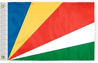 AGAS Seychelles Courtesy Flag 12x18 inch Mini Seychelles Flag Heavywweight Nylon