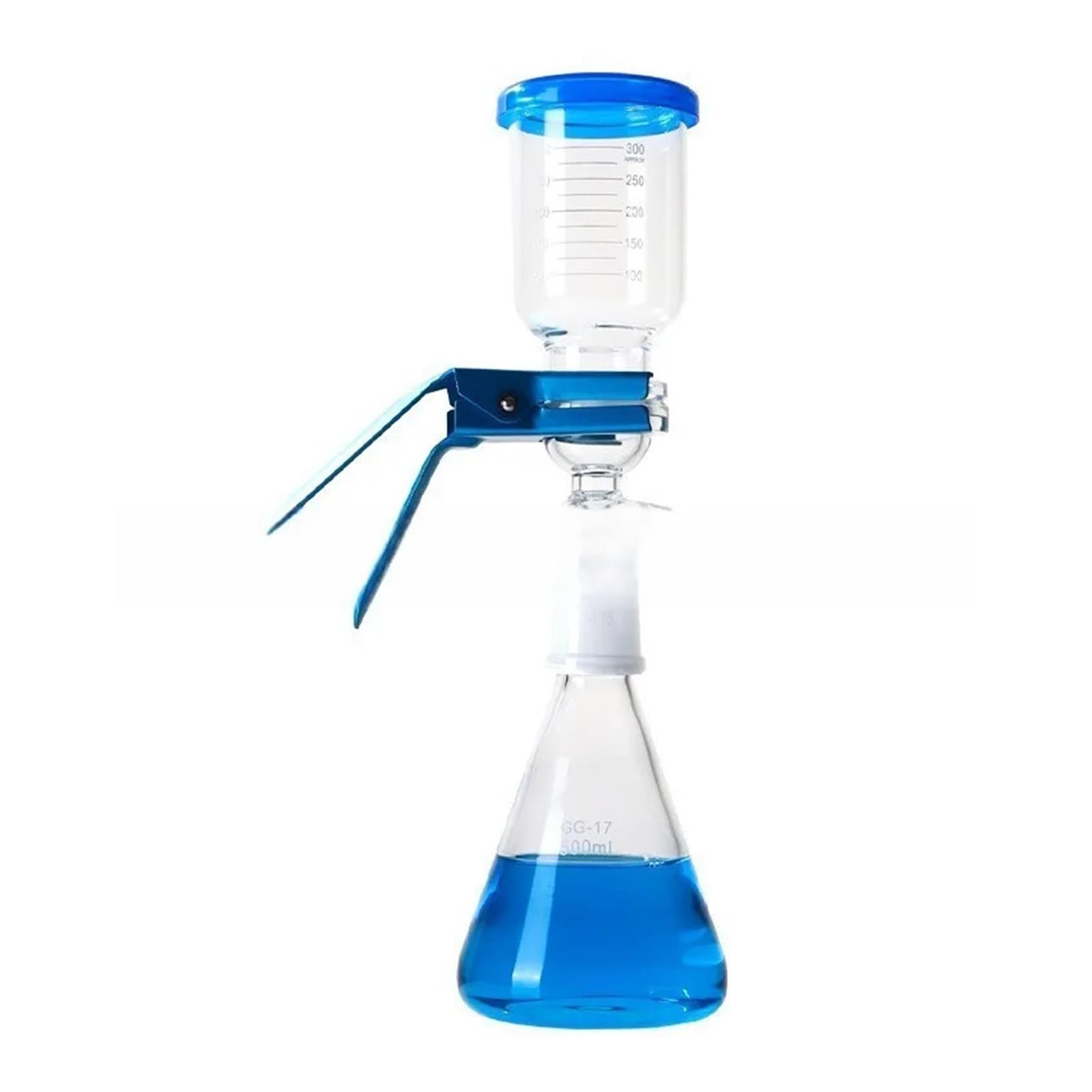 Dispositivo de filtrado con núcleo de, filtro de disolvente, filtro de succión activo con núcleo de, instrumento de vidrio(500ml)