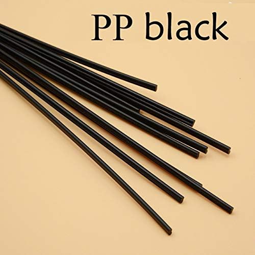 Electrodos de soldadura de plástico PP negro 25 cm 40 piezas miniatura 3
