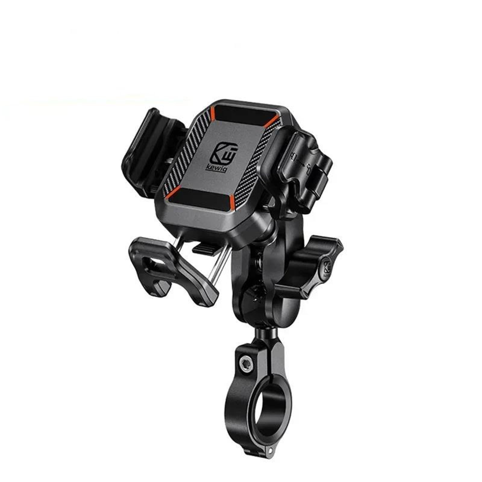 Soporte De Navegación para Motocicleta para Scooter | Soporte teléfono motocicleta, cargador inalámbrico antirrobo a prueba de golpes 15W y carga rápida USB C 36W(Style 4)