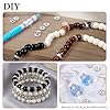 100 Pcs 12mm Silver Rhinestone Beads for Pen Making, Bulk Metal Beadable Spacer Bead Glitter Rhinestone Crystal Wave Space Beads for DIY Pens Bracelet Jewelry Making Craft Supplies (Silver) #3