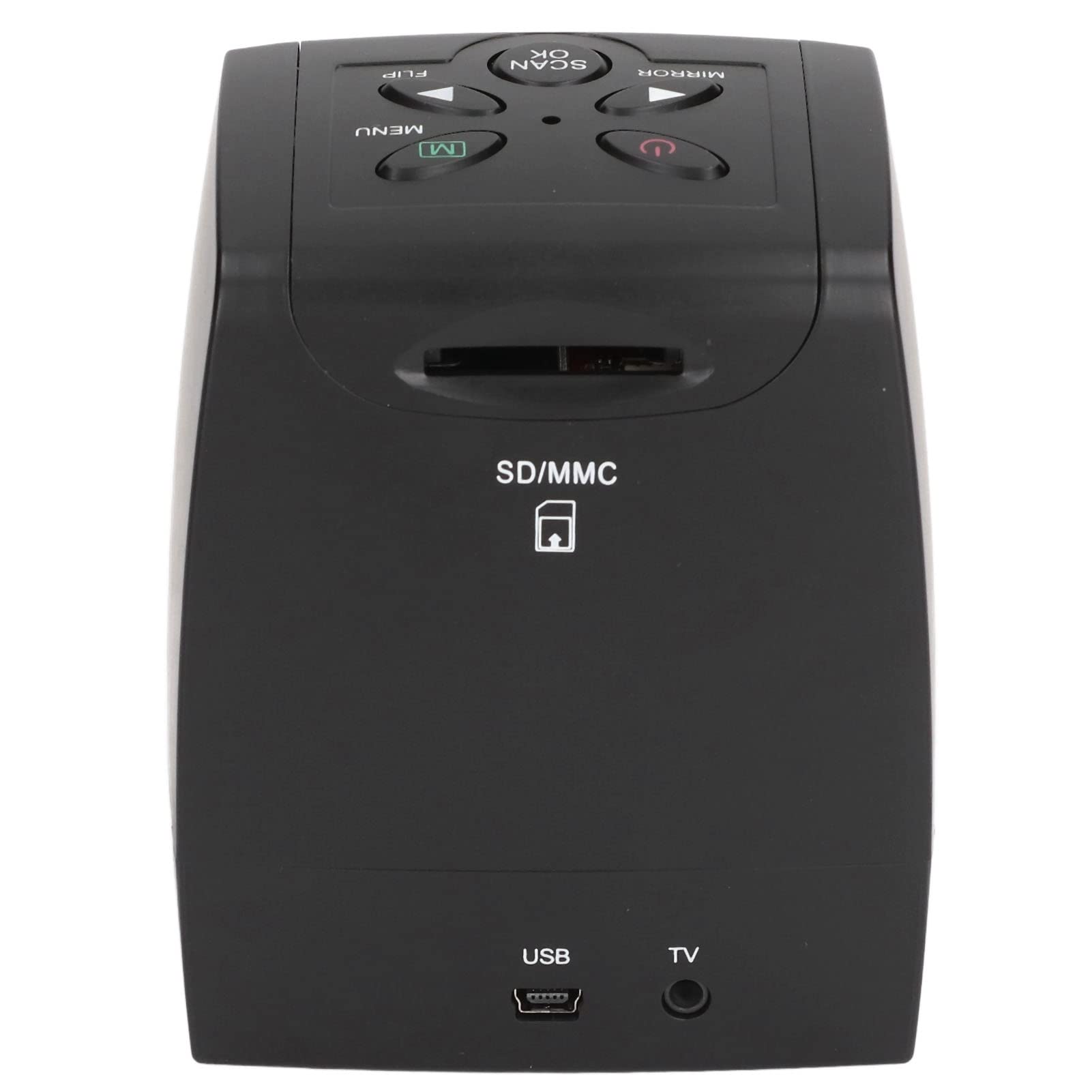 Scanner per Pellicole Digitali con Display a Colori da 2,36 Pollici, 5MP USB MSDC per Diapositive e Negativi Portatili, per Studi Fotografici, Supporto per Schede di Memoria