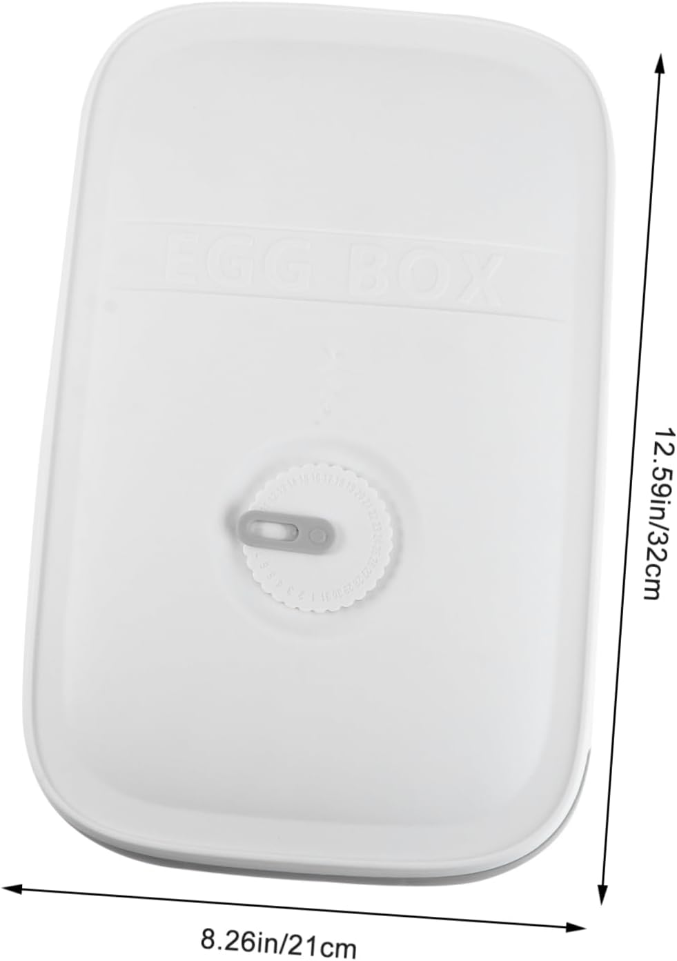 1Pc Refrigerator Egg Organizer Drawer Egg Storage Container with Smooth Pulling Design Dust Moisture Ivory White for Keeping Eggs