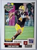 2025 Panini Instant Cam Skattebo RC #NFLDN-36 - ‘25 NFL Draft Night -Pick #105-Giants Rookie Football Trading Card- New York - Each Card Stamped 1 of 1461 on back. Shipped in Protective Screwdown Holder!