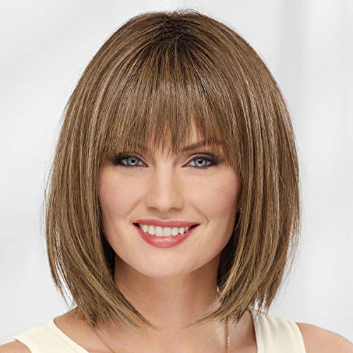 Paula Young Dahlia VersaFiber Wig Heat-Stylable Bob Wig with Razor-Cut