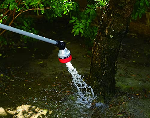 Image of Eden 96618 Metal Thumb-Control 7-Pattern 33 in. Watering Wand | Heavy-Duty Water Sprayer for Hanging Plants, Gardens & Lawn Care, Quick Connect Set Bundle