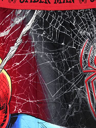 Marvel Spider-Man Web Comic Style Men's Boxer Lounge Shorts4