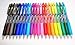 Zebra Sarasa Clip Rapid Dry Ink Gel Retractable Pen, 0.7mm, 20 Colors Set with Original Vinyl Pen Case
