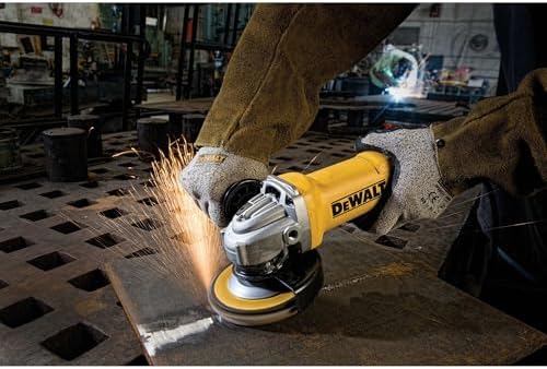 DEWALT Angle Grinder, 4.5 Inch, 11 Amp, 11,000 rpm, With Paddle Switch, Ergonomic Compact Design Grinder Tool (DWE402) Alternate view