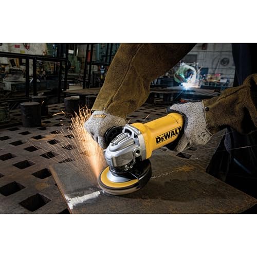 DEWALT Angle Grinder, 4.5 Inch, 11 Amp, 11,000 rpm, With Paddle Switch, Ergonomic Compact Design Grinder Tool (DWE402) by DEWALT - Image 5
