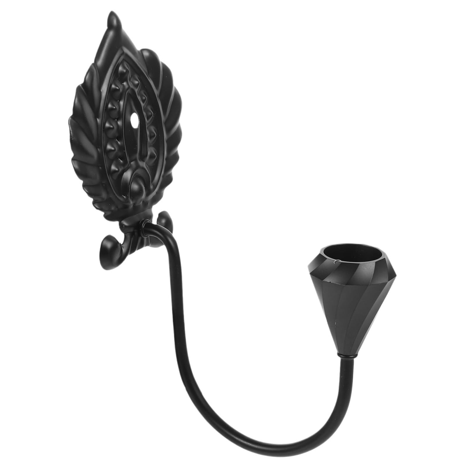 Wandkerzenständer 2 Stück Kerzenhalter Wandbehang Halter Vintage Dekor Metallständer Kerzenständer Wandhalter Für Badezimmer(Black)