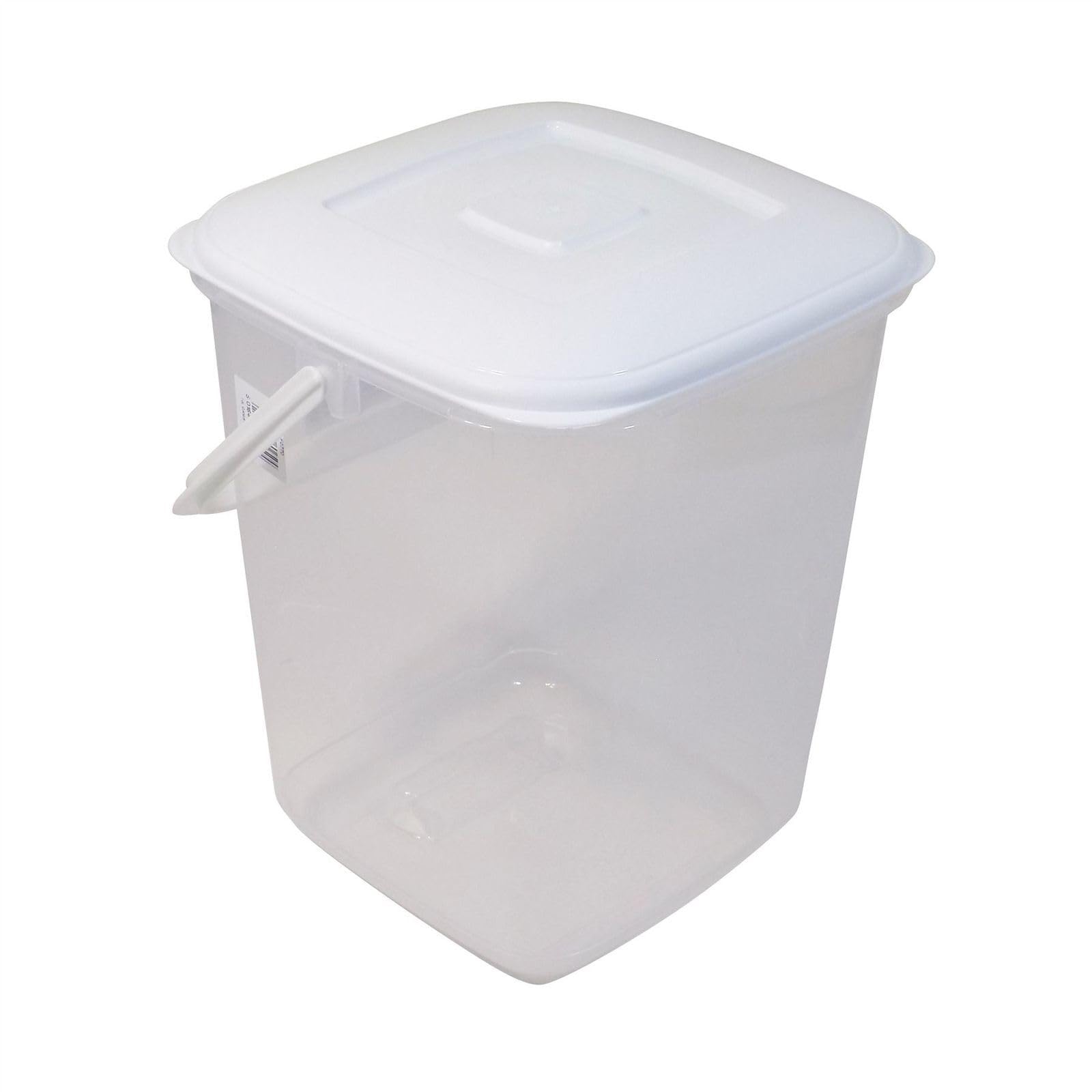 Concept4u Food Storage Container 10 litre With Handle Air Tight Lid BPA Free Pantry Kitchen Storage & Organisation Tub Fresh Food Flour Rice Pasta Cereal Storage