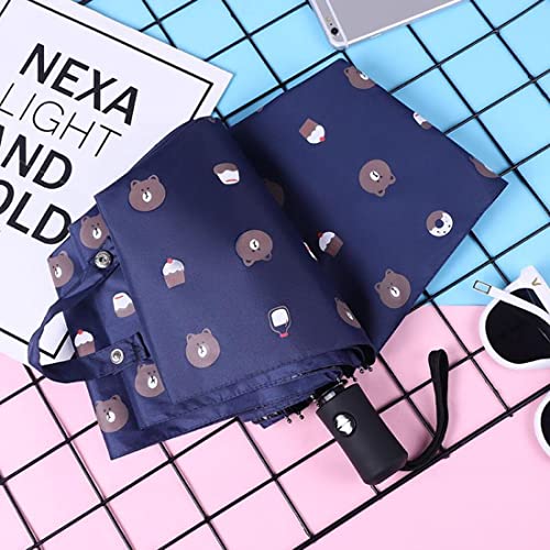 Image of KEKEMI 3 Fold Automatic Sun & Rain Umbrella for Men & Women (Pack of 2)