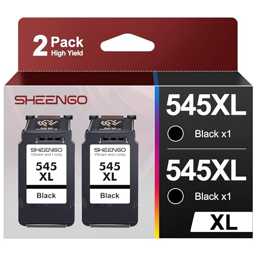 2er Set PG 545 XL Schwarz Ersatz für Canon Druckerpatronen 545 546 Multipack Black für MX495 Patronen Pixma TS3150 TR4550 MG3050 TR4551 MG2950 MX490 MG2555s TS3350 MG2550s (2 Schwarz) 2er Set PG 545 XL Schwarz Ersatz für Canon Druckerpatronen 545 546 Multipack Black für MX495 Patronen Pixma TS3150 TR4550 MG3050 TR4551 MG2950 MX490 MG2555s TS3350 MG2550s (2 Schwarz)
