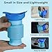 KkaFFe Pee Bottles for Men, Adjustable Emergency Urinal, Car Pee Bottle for Men and Women, Portable Toilet for Car, Shrinkable Personal Mobile Toilet,Urine Bottle