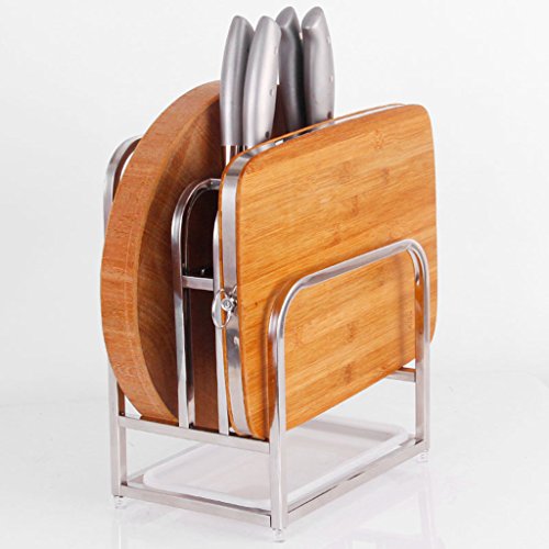 Cuisine cuisine couteau planche à découper étagère de rangement Acier inoxydable Santé environnementale conservateur ( Color : B )