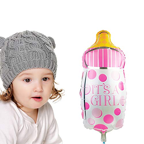 Jkjf Baby Foil Balloon Pacifier Baby Balloons Teat Bottle Boy Girl Alphabet Balloons For Gender Reveal Party Baby Birth Shower Party - Giant 6 Pcs #TOP6