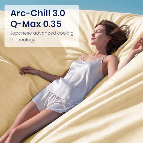 Topcee Cooling Blanket King Size- 100"x90" Summer Cooling Blanket for Hot Sleepers Arc-Chill Q-Max >0.45 Cool Fiber for Night Sweats, Soft Lightweight Sofa Blankets for Kid Adults by Topcee - Used condition - Image 7