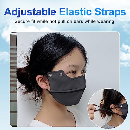 Chapéu de sol FPS 50+ para golfe, ciclismo, trekking pesca, viseira com proteção UV, máscara facial