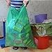 Kekow 39 Gallon Large Trash Bags, Green, 64 Counts, F