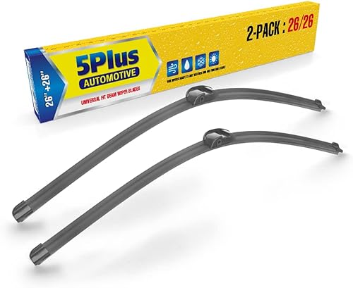 Limpiaparabrisas de repuesto de 26 pulgadas + 26 pulgadas para VW Volkswagen Touareg 2016-2008 Porsche Cayenne 2008-2017, limpiaparabrisas de