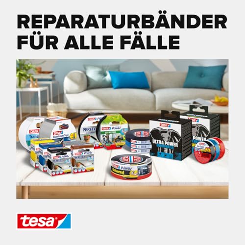 tesa extra Power Universal Gewebeband - Schwarz - 10 m x 50 mm – Ansicht 7