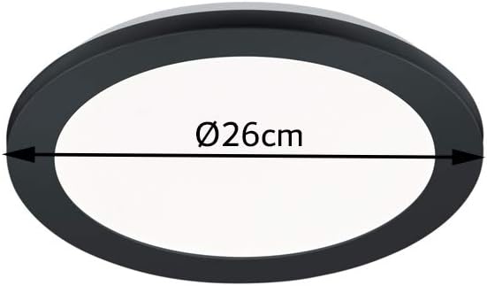 Camillus LED Ceiling Light showing 26 cm diameter