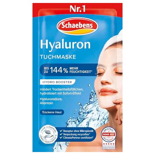 Schaebens Hyaluron Tuchmaske, 21 g