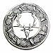 Kilt Belt with Buckle Scottish Kilts Sporran with Badge Style Stag Head/Kilt Pin/Fly Plaid Brooch 5 piece Set (Small)