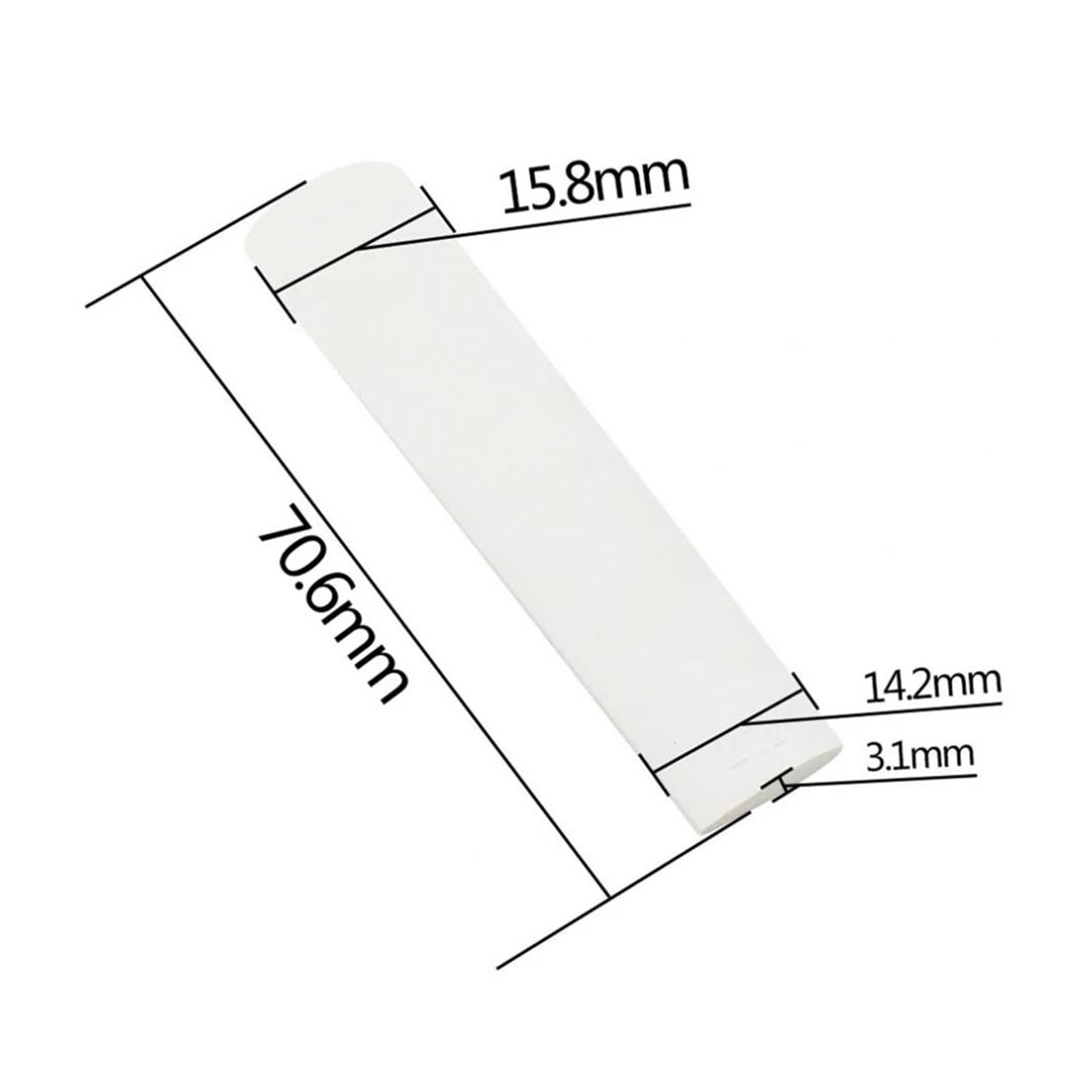sassofono Accessori per Strumenti Musicali 1 Pz Ancia In Resina Per Sassofono Contralto Professionale 2.5 Ancia Per Sassofono Contralto Accessori Per Strumenti A Fiato (Color : White)