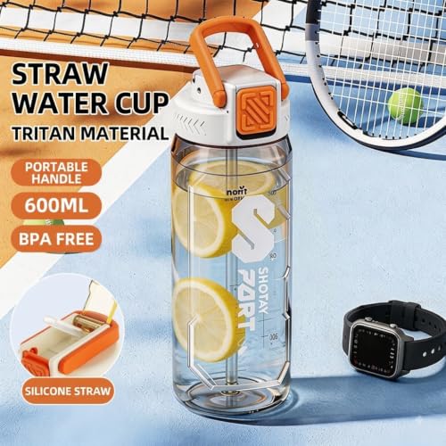Image of THE VENTI SHOTAY Unbreakable Water Bottle (800ml-WhiteOrange)
