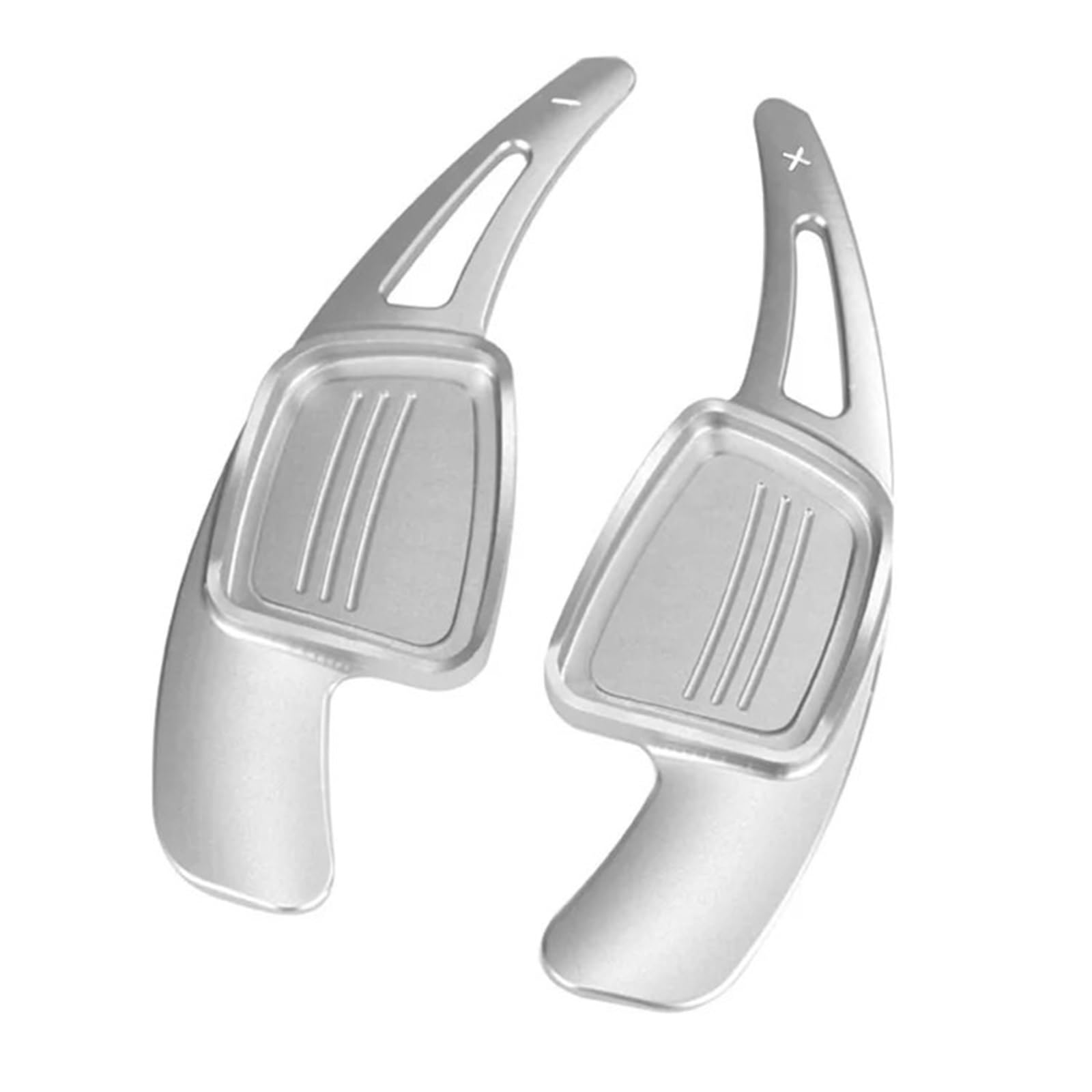 Yakisa Silver Paddles Shift For A3 8V For A4 B9 S4 For A5 S3 S5 Q2 Sq5 For Q7 Tt Tts 8S Mk3 2016-2019 Steering Wheel Shifter Extend Sticker Paddle Paddle Shifter(Silver)