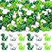 DTOFOOT 80pcs Mini St Patricks Resin Ducks, Lucky Shamrock Duck Figurines St Patrick’s Day Party Favors for Dollhouse Decor DIY Crafts