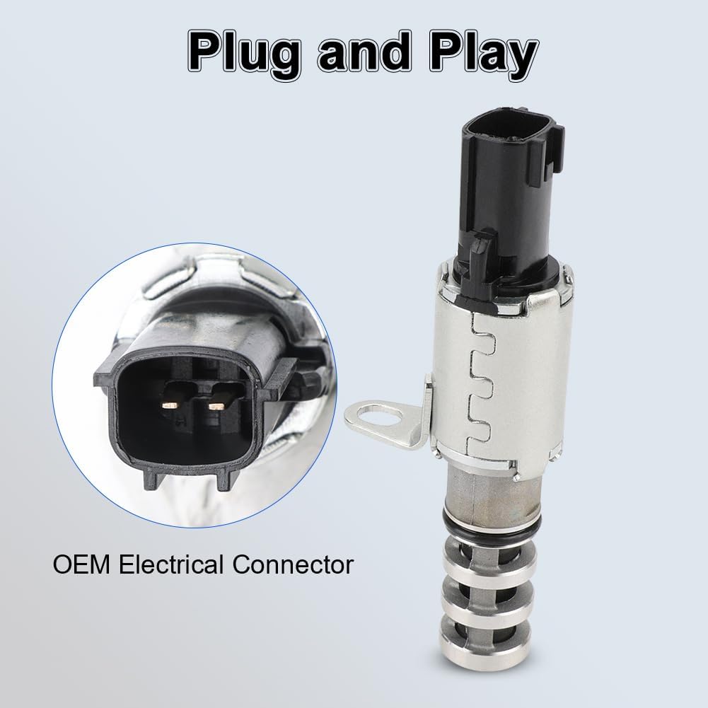 Engine Variable Valve Timing VVT Solenoid Compatible with Nissan Altima Armada Rogue Sentra Murano Pathfinder Maxima Titan Juke Infiniti QX60 Q50 QX80 QX50 Replacement for 916-725 237963RC0A