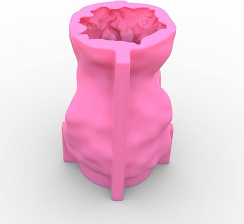 Miniatura 2 de awcnilacav Maceta hecha a mano con forma de cabeza de niña, molde epoxi UV, soporte para velas, maceta de cemento, molde de silicona de resina,