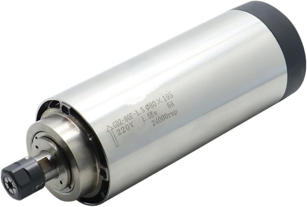 GDZ-65-1.5 Round Air Cooled Spindle 1.5KW 110V 220V 5A 24000RPM 400 Diameter 65mm For Machine CNC Part(1.5kw 65mm 110V)