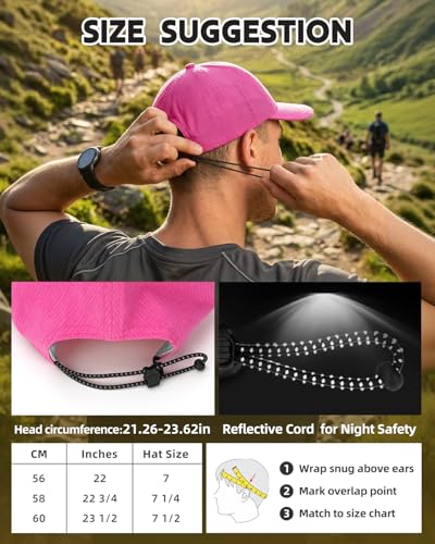 Image of Lightweight Golf Hat for Women Men, UPF 80+ Sun Protection Cap, Breathable Quick-Dry Baseball Cap for Running Sport