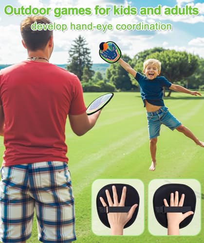 image for Qrooper Toss and Catch Ball Game Kids Toys for 3 4 5 6 7 8 Year Old Bo