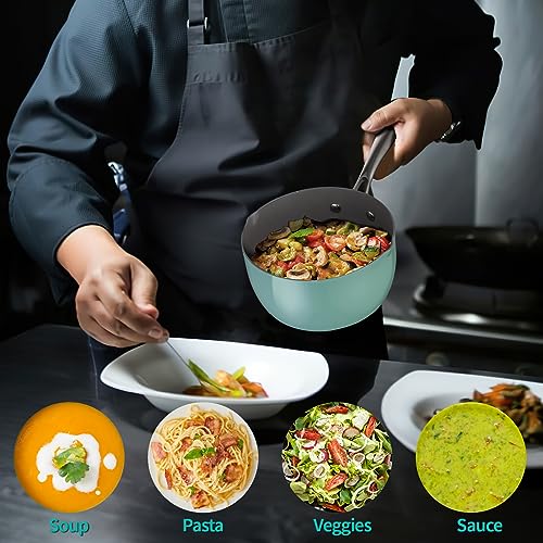 Olla pequeña multiusos para cocinar al vapor y hervir pasta cómodamente 8