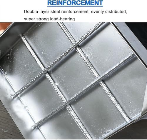 Couvercle de trou d'égout évacuation des eaux usées extérieur encastrable - 5