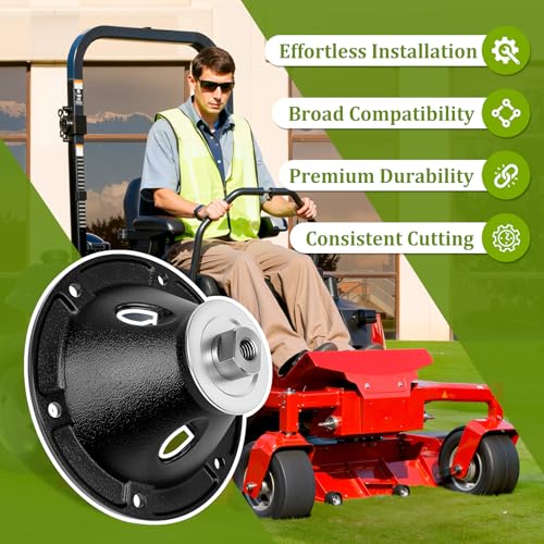 wyevee 5100993 Spindle for 52'' 61'' Deck Mower Compatible with F erris IS2000Z IS2100Z IS2500Z IS2600Z S Napper S150XT S175X S200X S200XT, Replaces 5100993SM 285-974 by wyevee - Used condition - Image 5